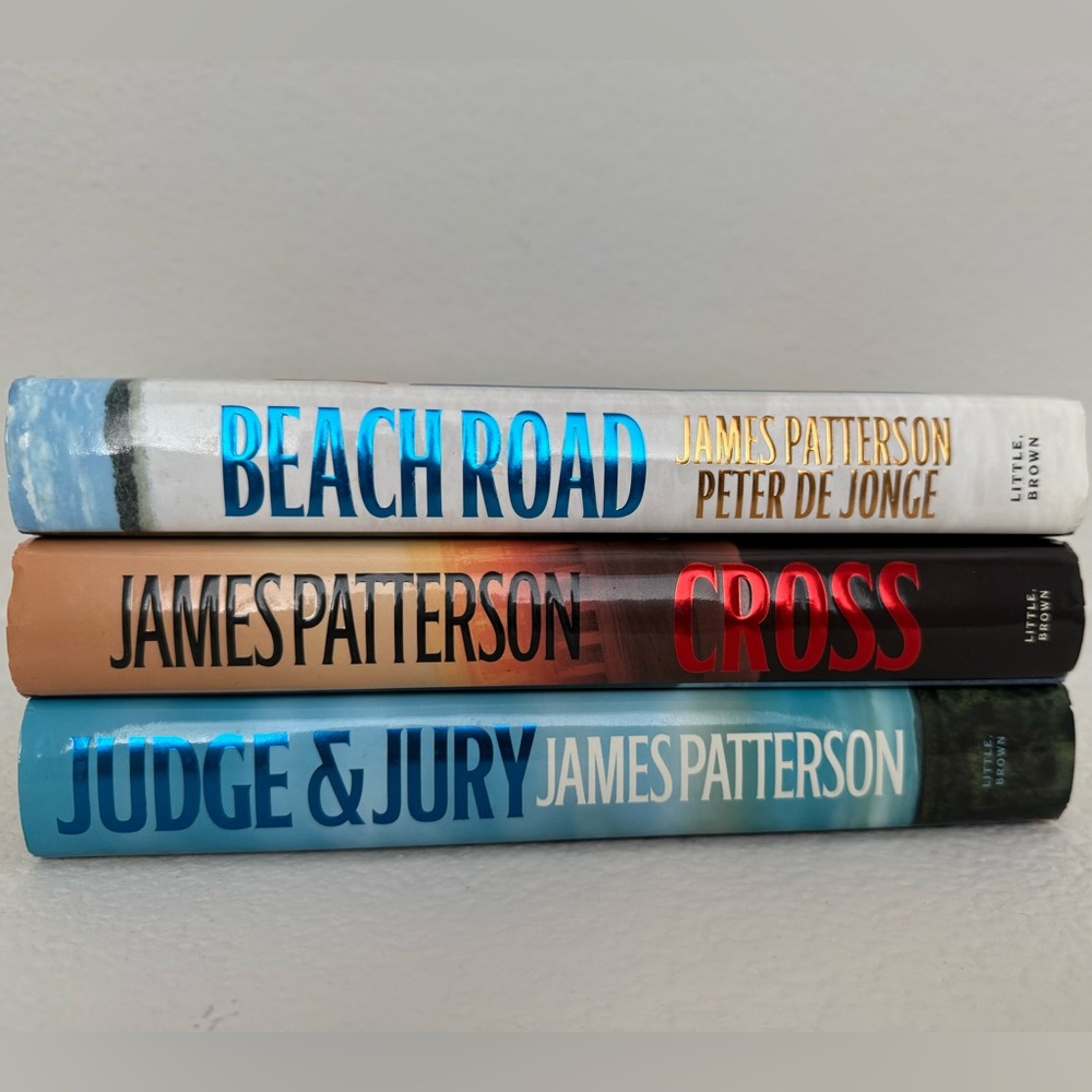 James Patterson Book Set of 3 Hardbound